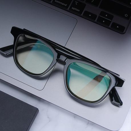 (50%OFF) Offerte Di Modo Alta End Occhiali Smart Glasses Con Le
Chiamate A Mani Libere Senza Fili Bluetooth Audio Orecchio Aperto Luce
Lenti Del Anti Blu Da Sole Miglior Prezzo
