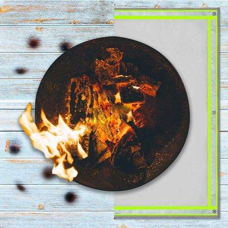 (50%OFF) Offerte Tappetino Per Pozzo Del Fuoco Ponte Visibile Di Notte,
Griglia Protezione E Patio Tappeto Fuoco, Ignifugo, Miglior Prezzo