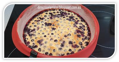 Clafoutis de arándanos