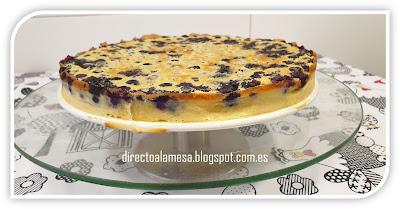 Clafoutis de arándanos