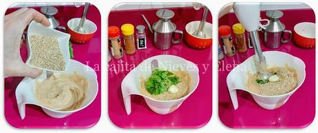 Hummus de judías blancas y tomates secos