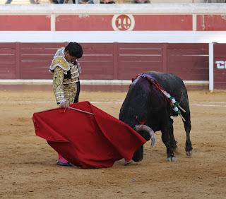 SALIDA A HOMBROS DE JUAN ORTEGA Y PABLO AGUADO EN LUCENA ANTE UN DESCASTADO ENCIERRO DE MURUBE