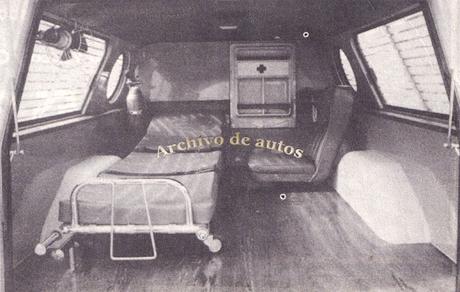 Ambulancia Chevrolet C-10 fabricada por encargo de una concesionaria