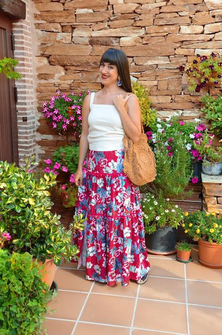 Falda tropical SHEIN X Marcella Brit Falda tropical SHEIN X Marcella Brit