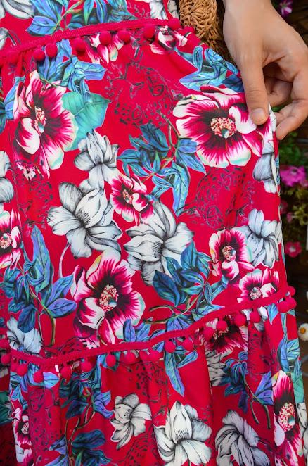 Falda tropical SHEIN X Marcella Brit Falda tropical SHEIN X Marcella Brit