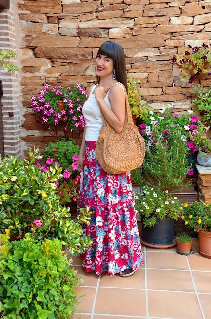 Falda tropical SHEIN X Marcella Brit Falda tropical SHEIN X Marcella Brit