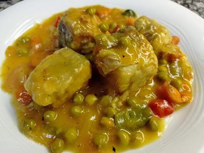 Pescadilla al azafrán Pescadilla al azafrán