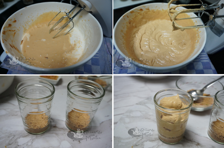 Mousse de dulce de leche