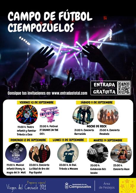 Fiestas de Ciempozuelos 2021: conciertos y entradas