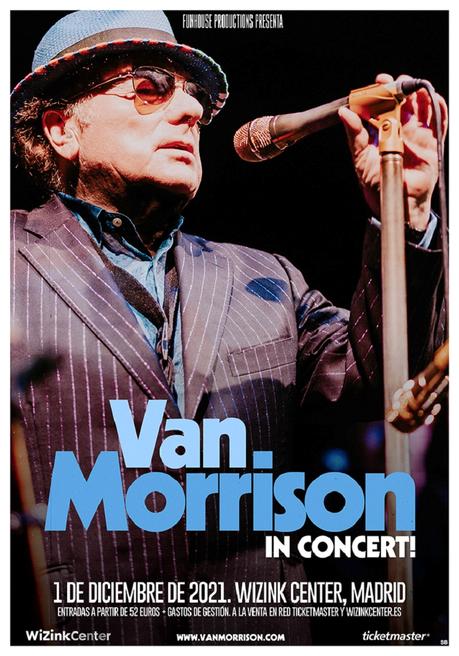 Conciertos de Van Morrison en Madrid y A Coruña en diciembre de 2021
