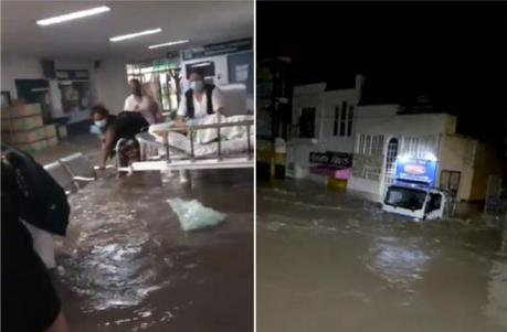 (Video) Inundación en IMSS de Tula, Hidalgo deja 10 muertos