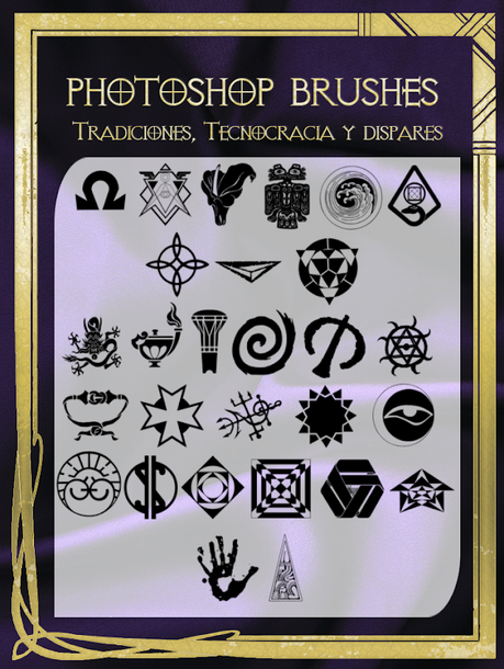 Y mas sets de pinceles para Photoshop de MdT por Alba Lollipop