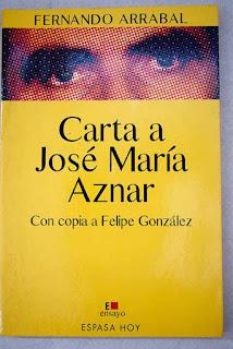 Carta a José María Aznar