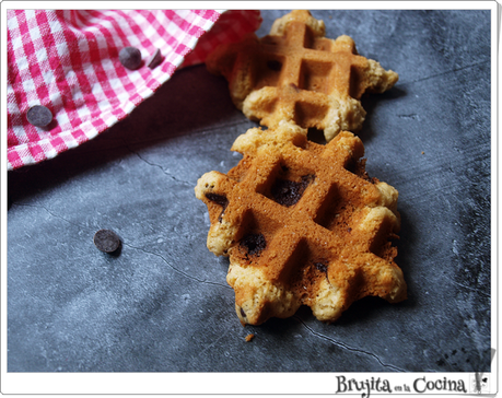 Cookie gofre de chocolate