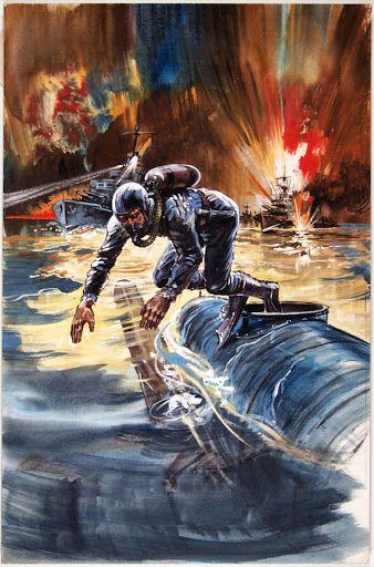 TORPEDOS HUMANOS ITALIANOS FRENTE A LA ROYAL NAVY EN EL PUERTO DE ALEJANDRÍA.