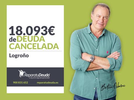 Repara tu Deuda Abogados cancela 18.093€ en Logroño (La Rioja) con la Ley de Segunda Oportunidad