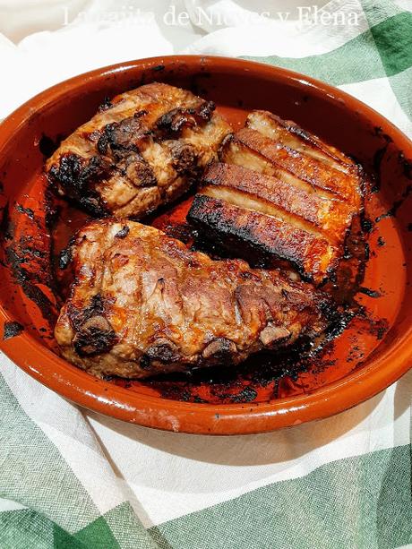 Costillas en salsa barbacoa al jengibre