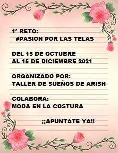 1ºRETO #PASION POR LAS TELAS