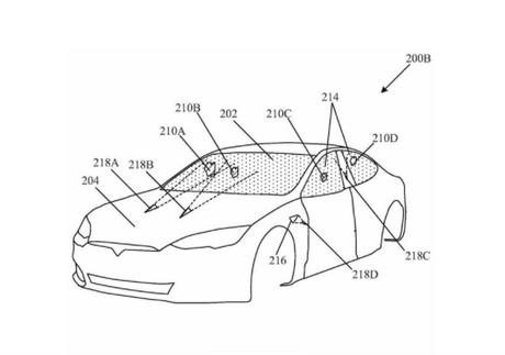 Tesla patenta un limpiaparabrisas que funciona con láser. Tesla patenta un limpiaparabrisas que funciona con láser.