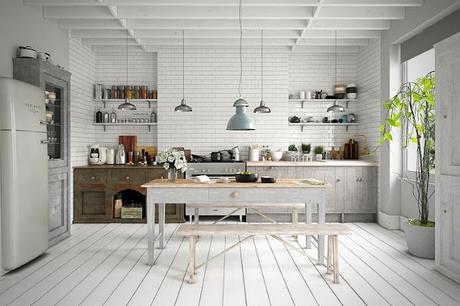 Cocinas en Estilo Rustico