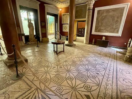 El Palacio de la condesa de Lebrija (15): Salón de las columnas.