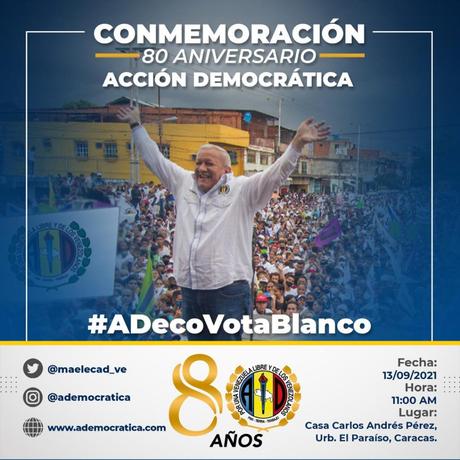 Bernabé Gutiérrez: Celebración de los 80 años de AD será en la casa “Carlos Andrés Pérez” con nuestro pueblo