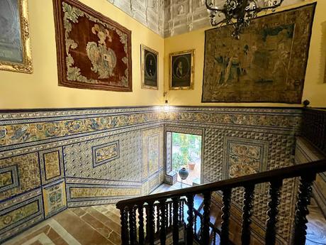 El Palacio de la condesa de Lebrija (16): Escalera principal.