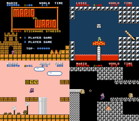 [Hack] Mario vs. Wario (NES)