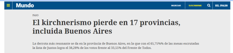 Los medios internacionales reflejaron la derrota de Alberto Fernández en las elecciones primarias de Argentina