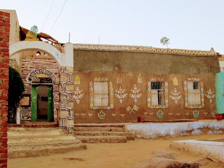 Pueblo nubio, Aswan. Egipto