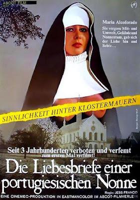 CARTAS DE AMOR DE UNA MONJA PORTUGUESA (Die Liebesbriefe einer portugiesischen Nonne) (Alemania del Oeste, Suiza; 1977) Erótica, Religiosa CARTAS DE AMOR DE UNA MONJA PORTUGUESA (Die Liebesbriefe einer portugiesischen Nonne) (Alemania del Oeste, Suiza; 1977) Erótica, Religiosa
