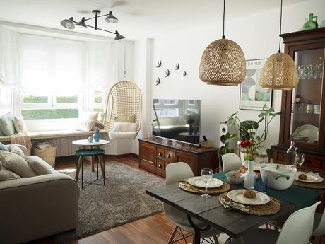 Antes y después de  nuestro salón: Texturas naturales como protagonistas_32