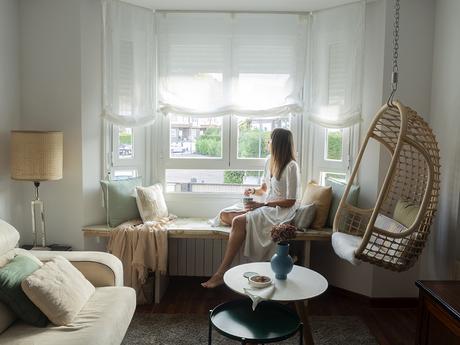 Antes y después de  nuestro salón: Texturas naturales como protagonistas1