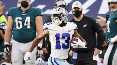 WR Michael Gallup de los Dallas Cowboys.