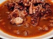 Alubias Tolosa pulpo
