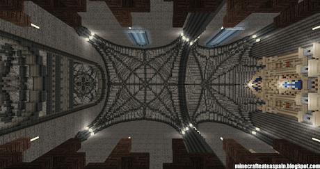 Réplica Minecraft de la Iglesia de San Lorenzo Mártir, Fuenteodra, Burgos, España.