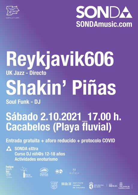 2ª edición de SONDA music, gratuito y con público, Reykjavik606 y Shakin’ Piñas protagonistas en la Playa Fluvial de Cacabelos 4 2ª edición de SONDA music, gratuito y con público, Reykjavik606 y Shakin’ Piñas protagonistas en la Playa Fluvial de Cacabelos 4