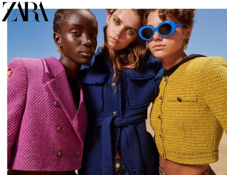 Portada de la colección de otoño de Zara.es Colores para el Otoño-Invierno 2021/22 según Pantone