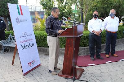 SALDO BLANCO EN LA CELEBRACIÓN DEL CCXI ANIVERSARIO DE LA INDEPENDENCIA DE MÉXICO, EN TEXCOCO