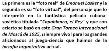 Lasker, Capablanca y Alekhine o ganar en tiempos revueltos (164)