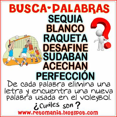 RETOS MATEMÁTICOS - DEPORTES Desafíos matemáticos, Retos matemáticos, Problemas matemáticos, Problemas de matemáticas, Buscapalabras, Juego de palabras, Palabras Ocultas