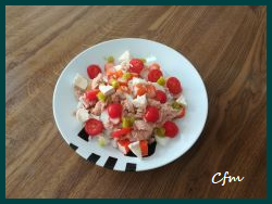 Ensalada de arroz con un toque picante