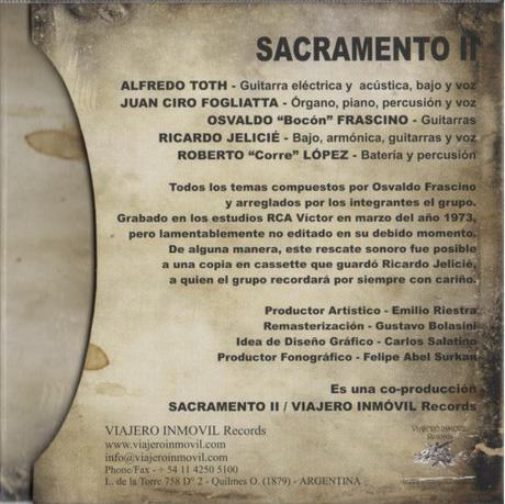 Sacramento II - Moviendo la Carreta (1973 - 2020)