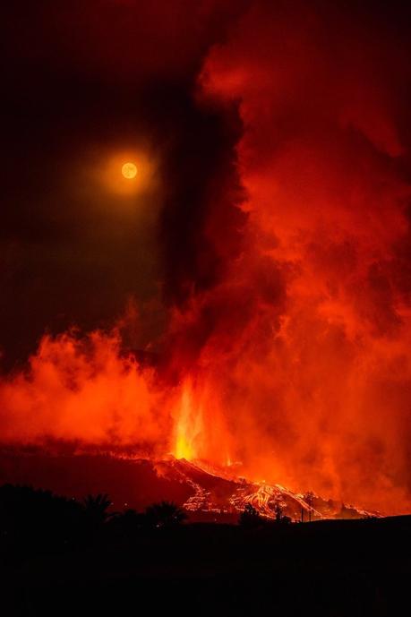 (Galería) Erupción en Canarias provoca 5,500 damnificados