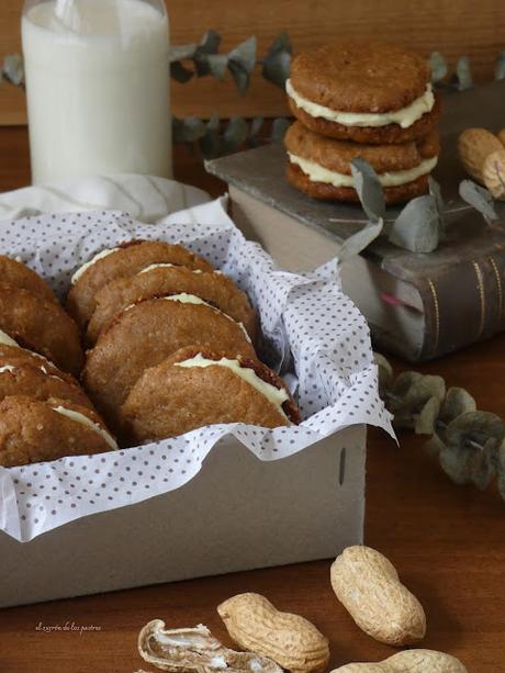 Cookies de Maní con Crema de Limón