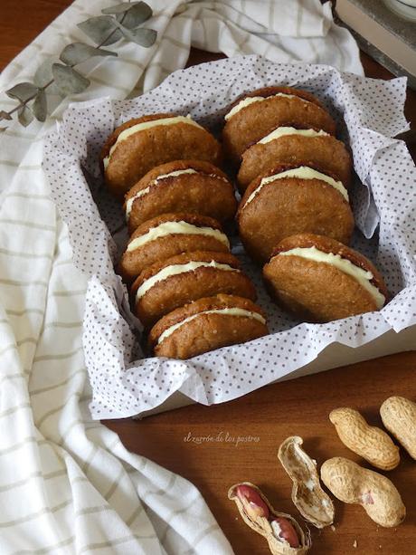 Cookies de Maní con Crema de Limón