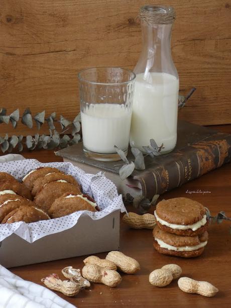 Cookies de Maní con Crema de Limón