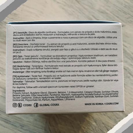 COSRX MOISTURE UP PAD COSRX MOISTURE UP PAD