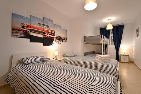 Fotografía del dormitorio orientado a niños y adolescentes