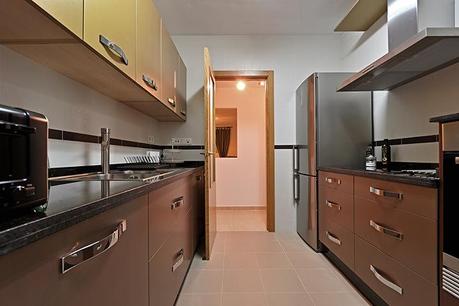 Fotografía desdel el interior de la cocina